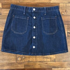 Ralph Lauren Dark Blue Denim Mini Skirt